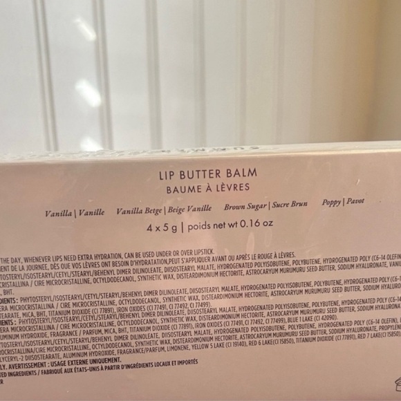 Summer Fridays Lip Balm Set - vanilla, vanilla beige, brown sugar, poppy - Picture 2 of 2